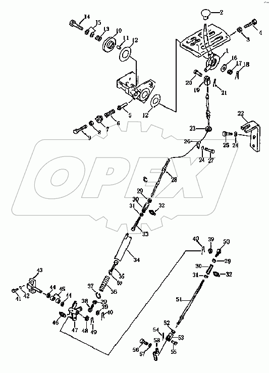 Рычаг управления подачей топлива