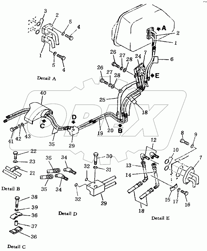 Гидравлические трубопроводы  (SD22S) (1/2)