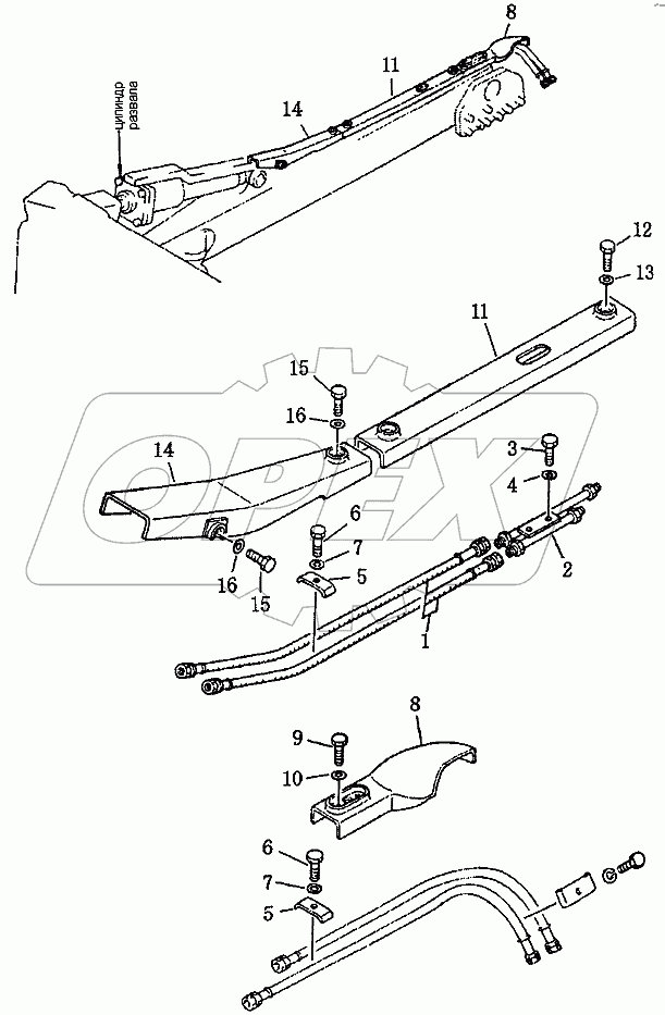 Гидравлические трубопроводы  (SD22S) (2/2)