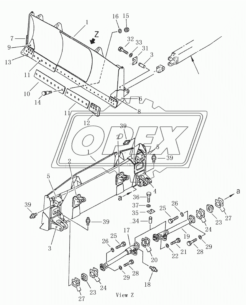 STRAIGHT TILT BLADE