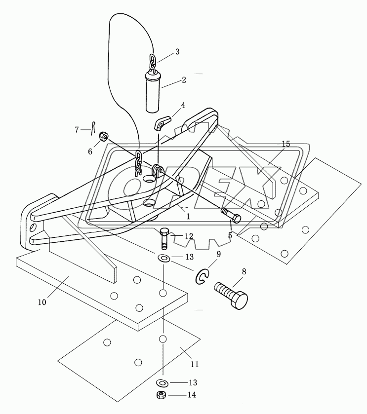 DRAW BAR (For SD23S)