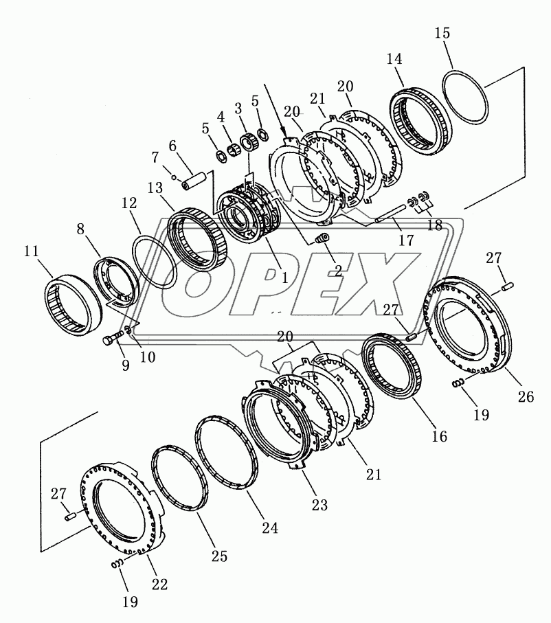 TRANSMISSION GEAR AND SHAFT 2