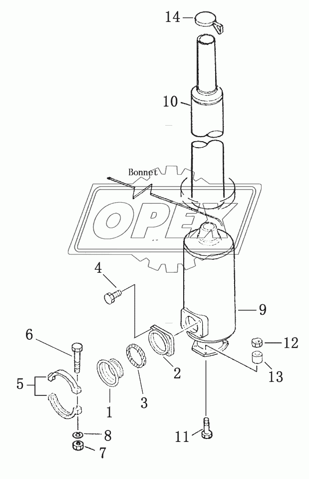 EXHAUST MANIFOLD AND MUFFLER