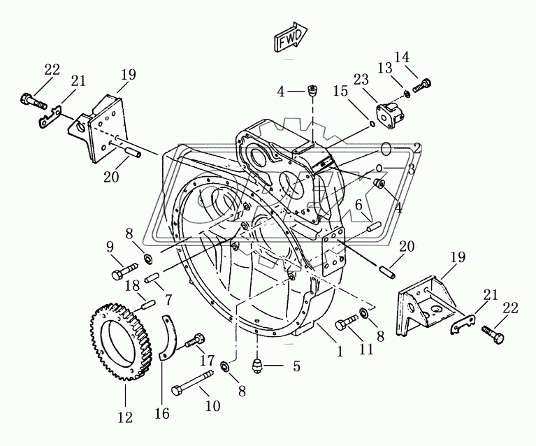 FLYWHEEL HOUSING ASS’Y