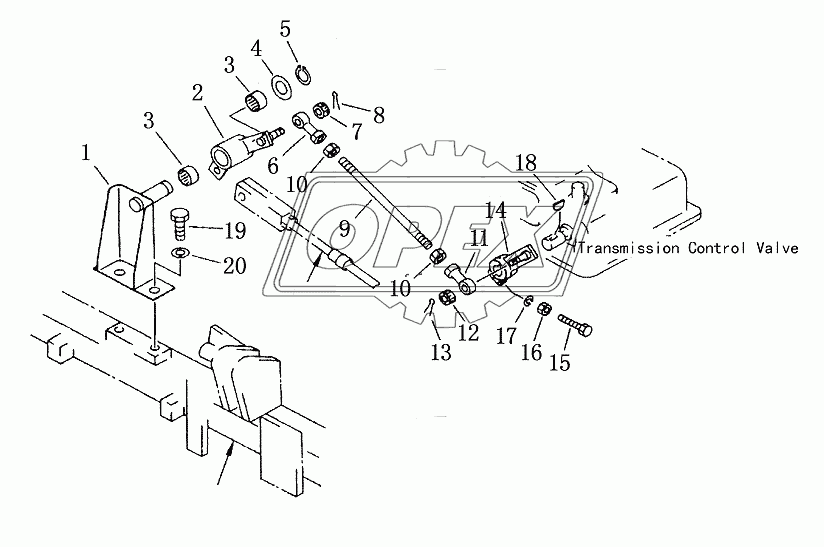 TRANSMISSION CONTROL LINKAGE 3
