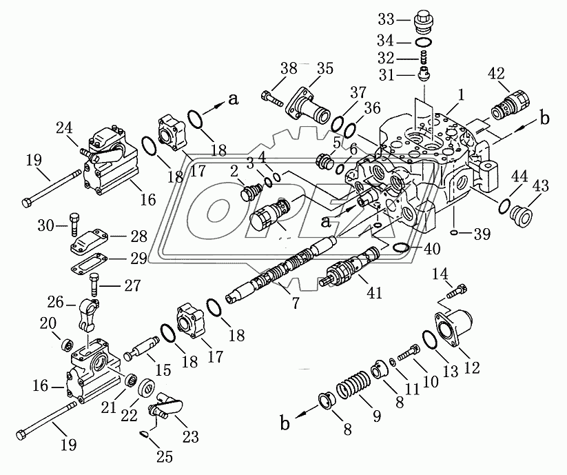 SINGLE SHANK RIPPER CONTROL VALVE 1