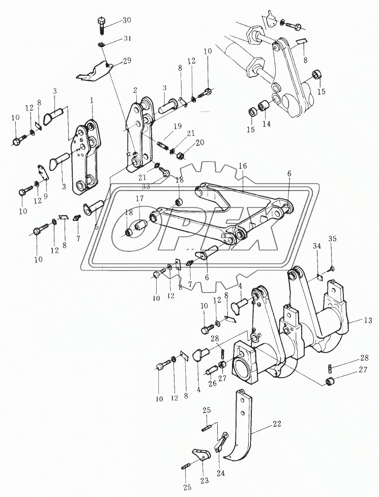 TRIPLE-RIPPER ASSY