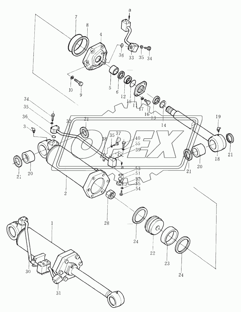 LIFT CYLINDER (FOR RIPPER)