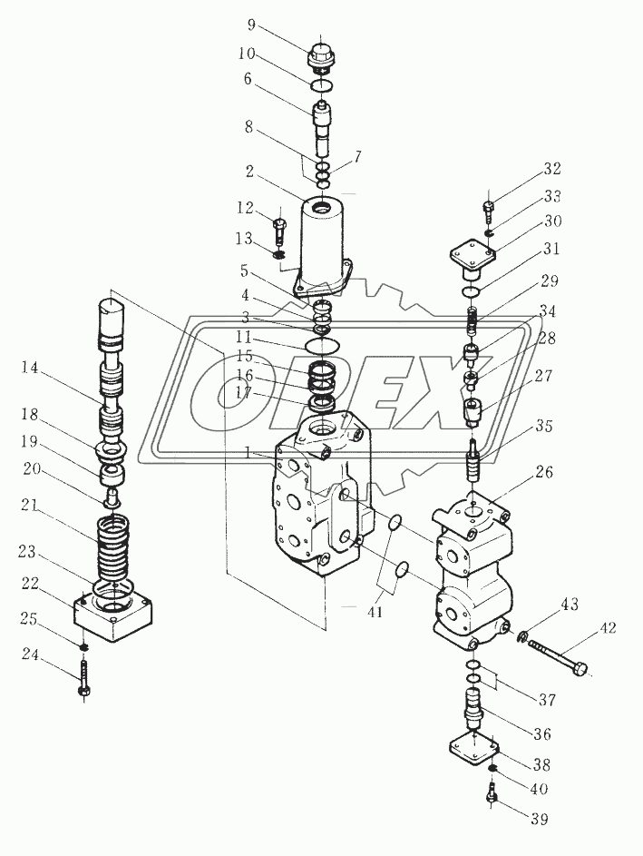 SELECTOR VALVE (FOR RIPPER)