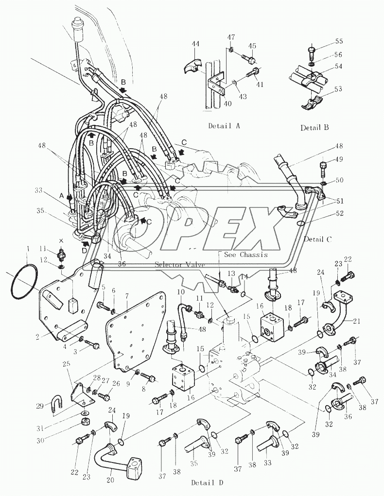 CYLINDER PIPING (FOR RIPPER)