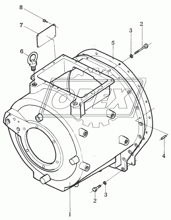 TORQUE TRANSMISSION CASE