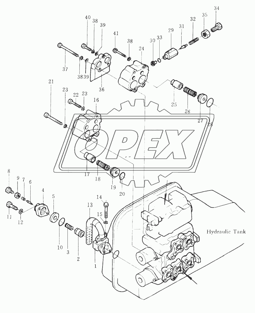 BLADE LIFT AND RIPPER CONTROL VALV