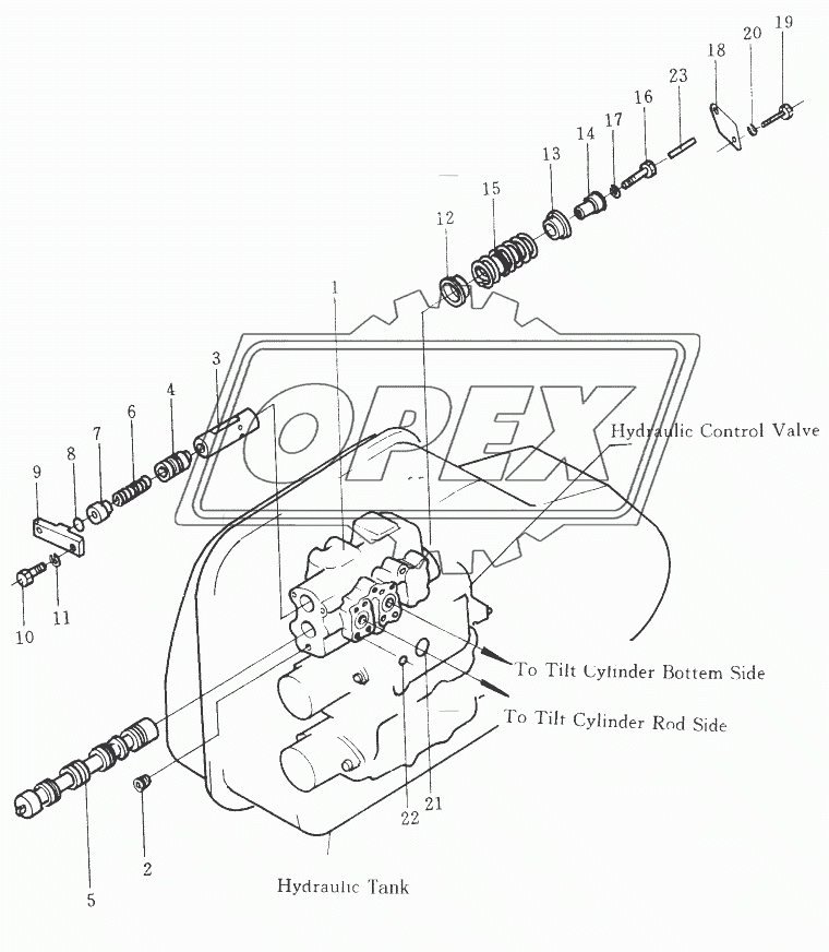 BLADE TILT CONTROL VALVE