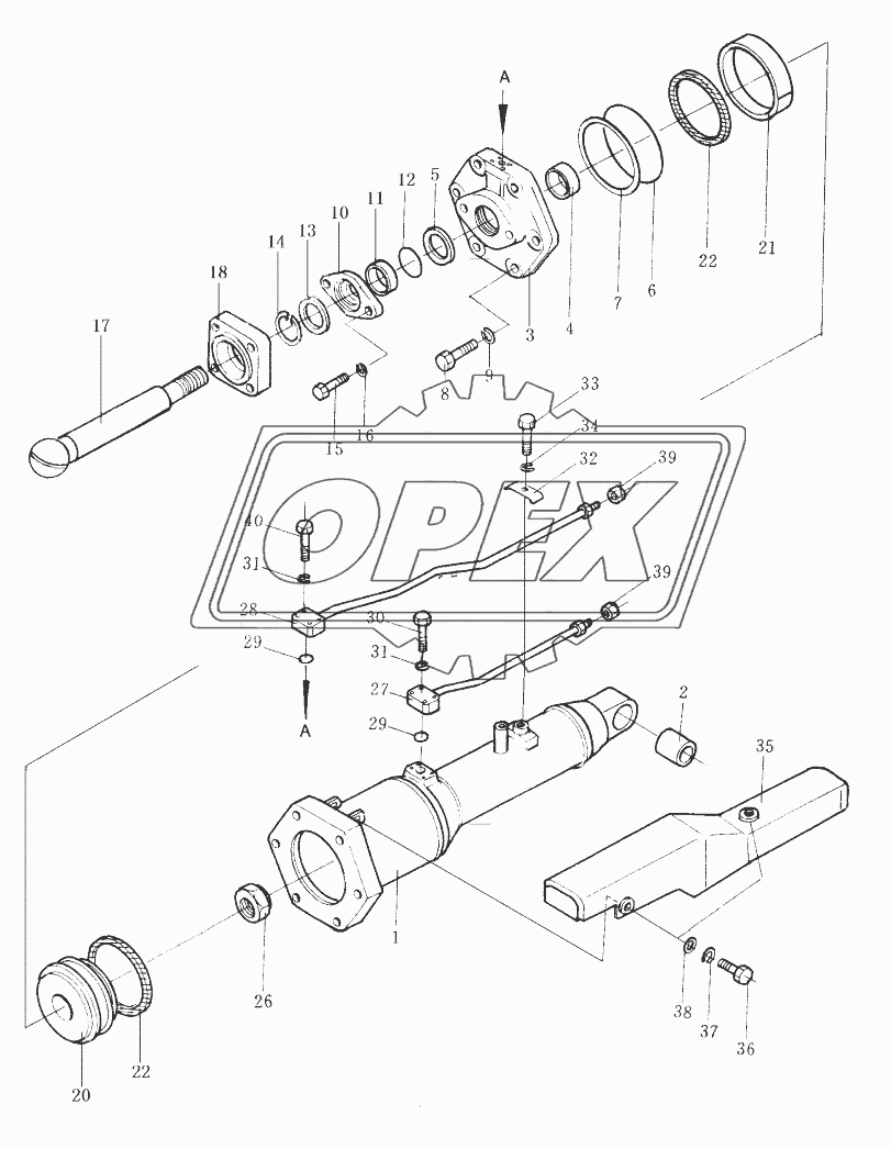 BLADE TILT CYLINDER