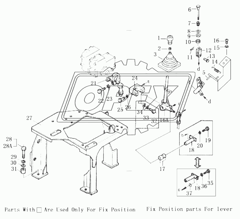 BLADE CONTROL LEVER