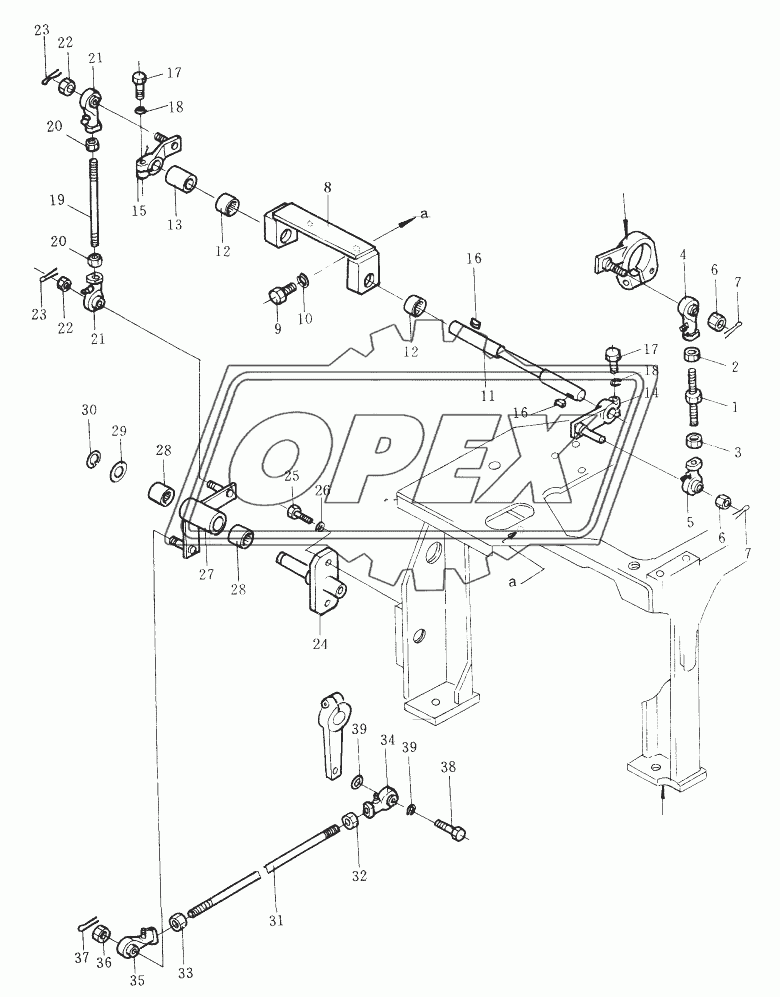 WORK EQUIPMENT CONTROL LINKAGE