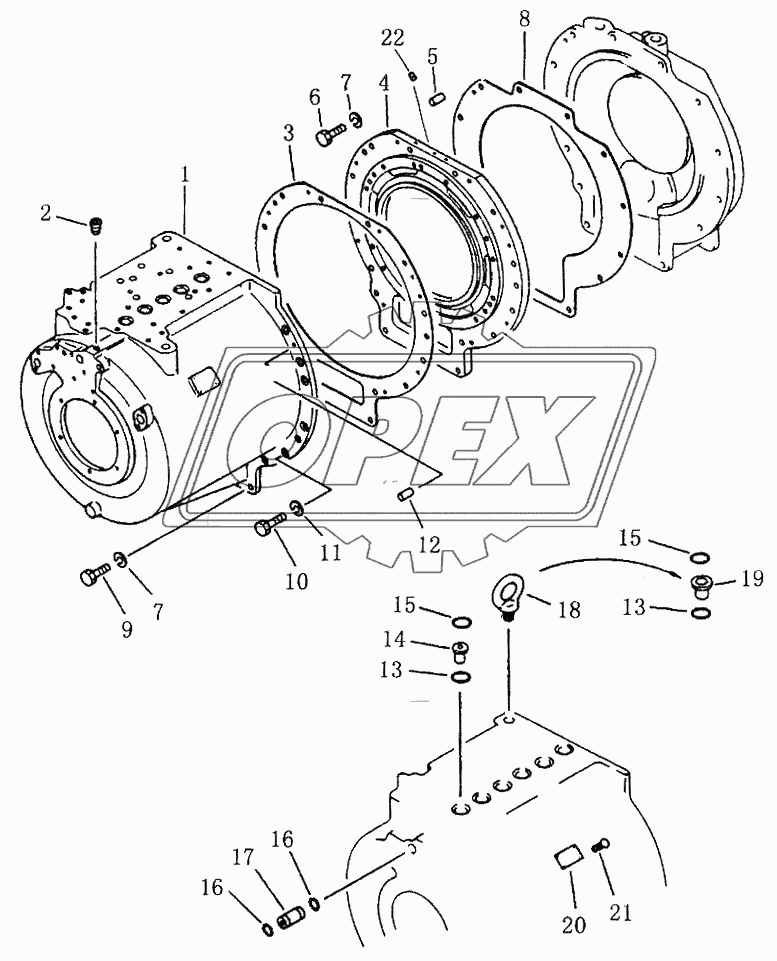 TRANSMISSION CASE ASSY