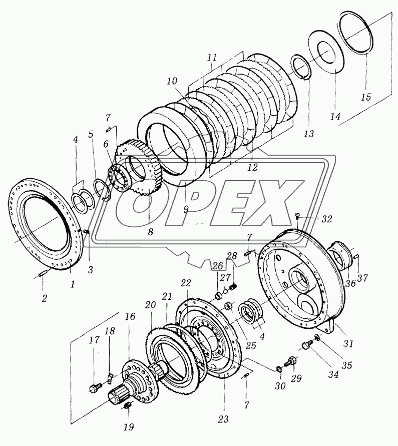 TRANSMISSION GEAR AND SHAFT (3/4)