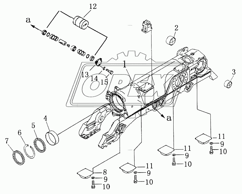 TRACK FRAME L.H.