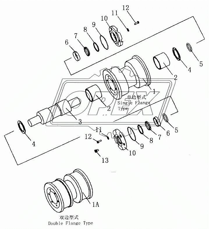 TRACK ROLLER ASSY