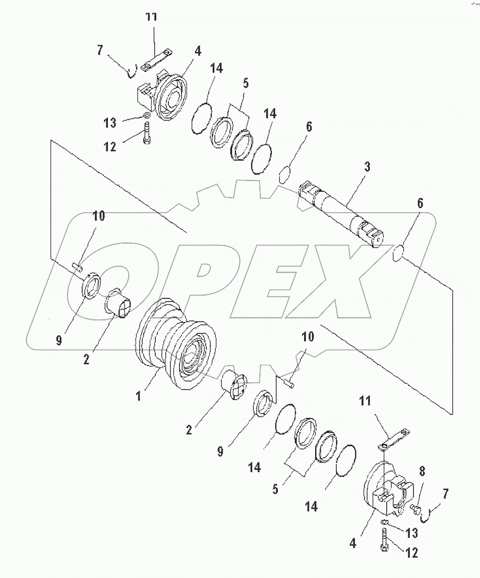 TRACK ROLLER ASSY