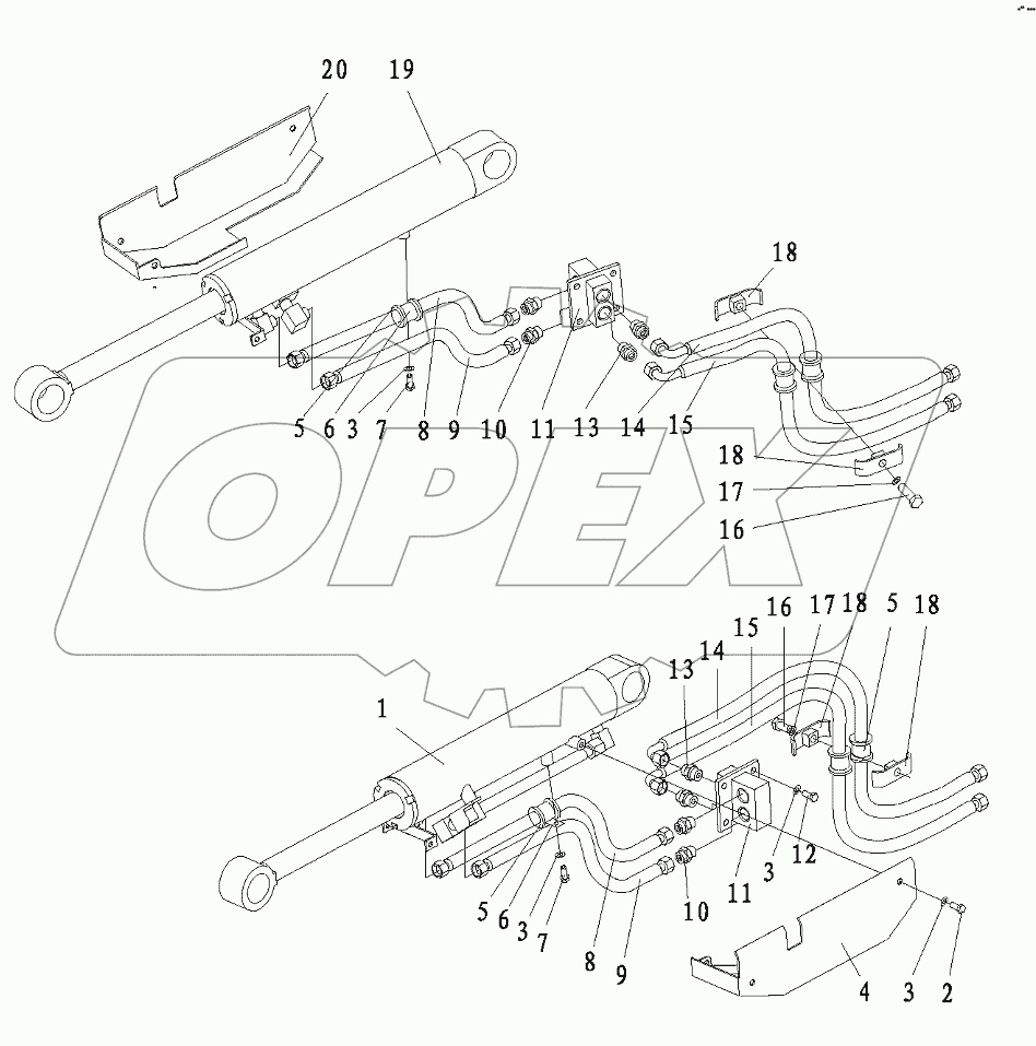 BLADE LIFT PIPING ASSY
