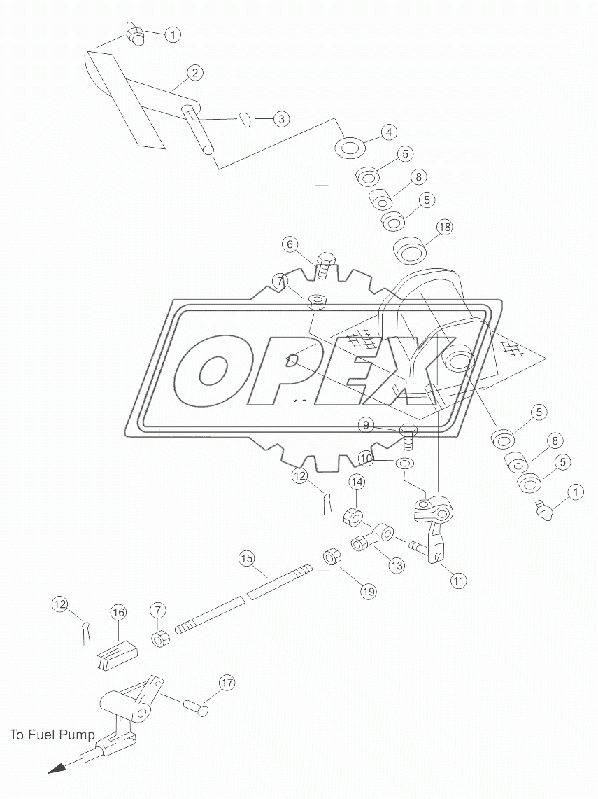 DECELERATOR PEDAL 16Y-05D-003 V1.0