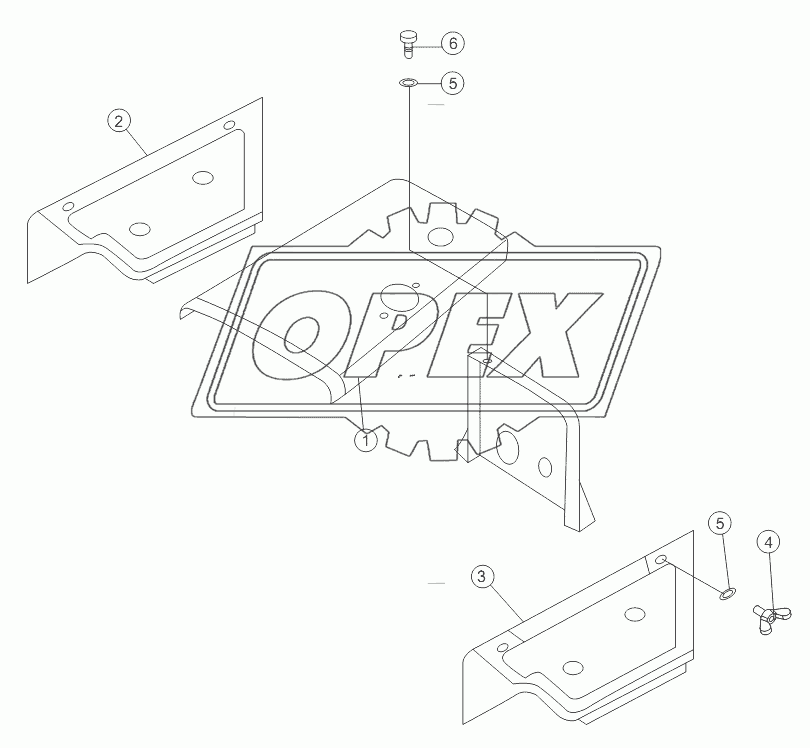 SIDE GUARD ASSY 16L-54-B21 V1.0