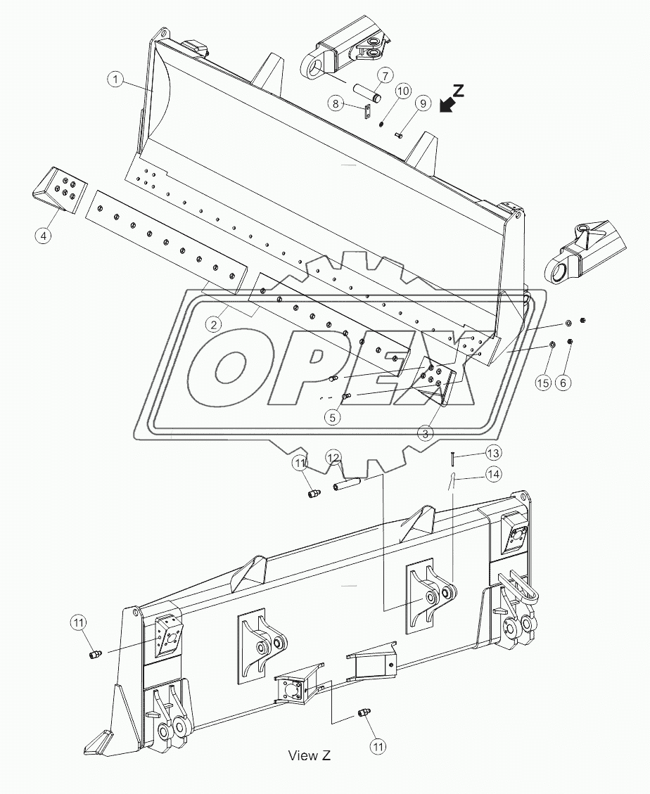 STRAIGHT TILT BLADE 16Y-80-001 V1.0