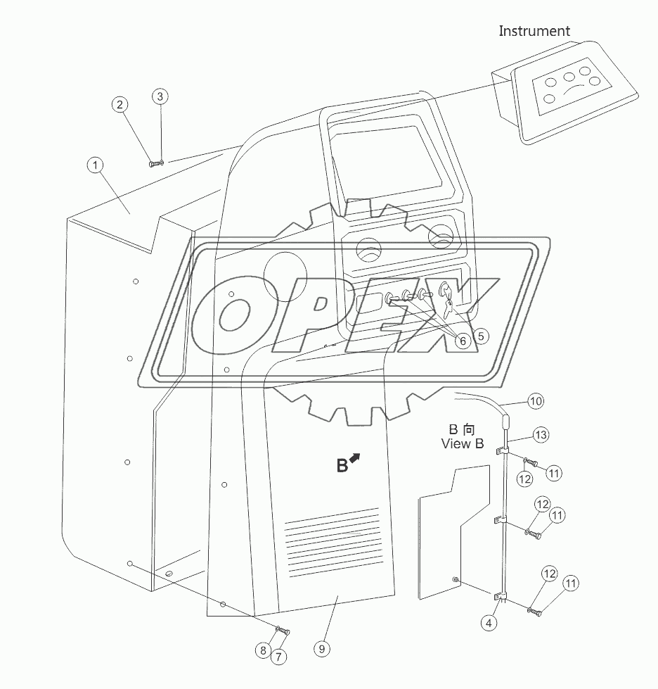 INSTRUMENT BOX 16Y-07C-003 V1.0