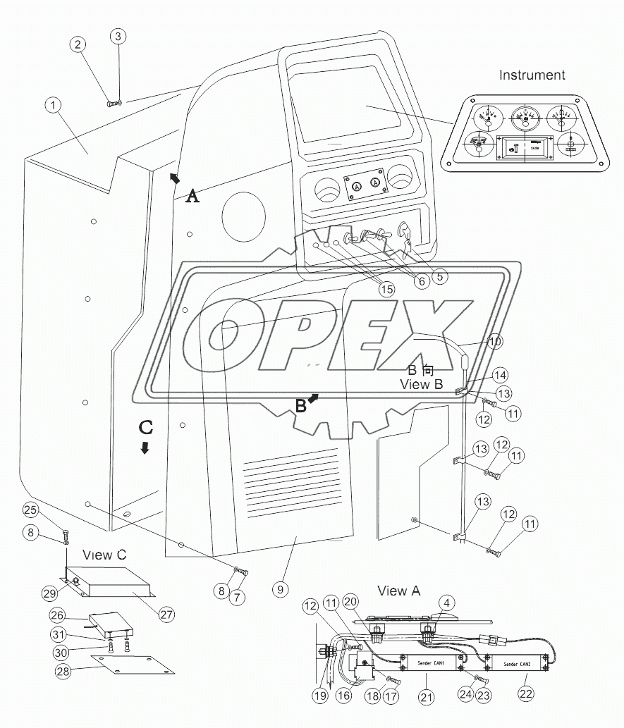 INSTRUMENT BOX 16Y-07D-003 V1.0