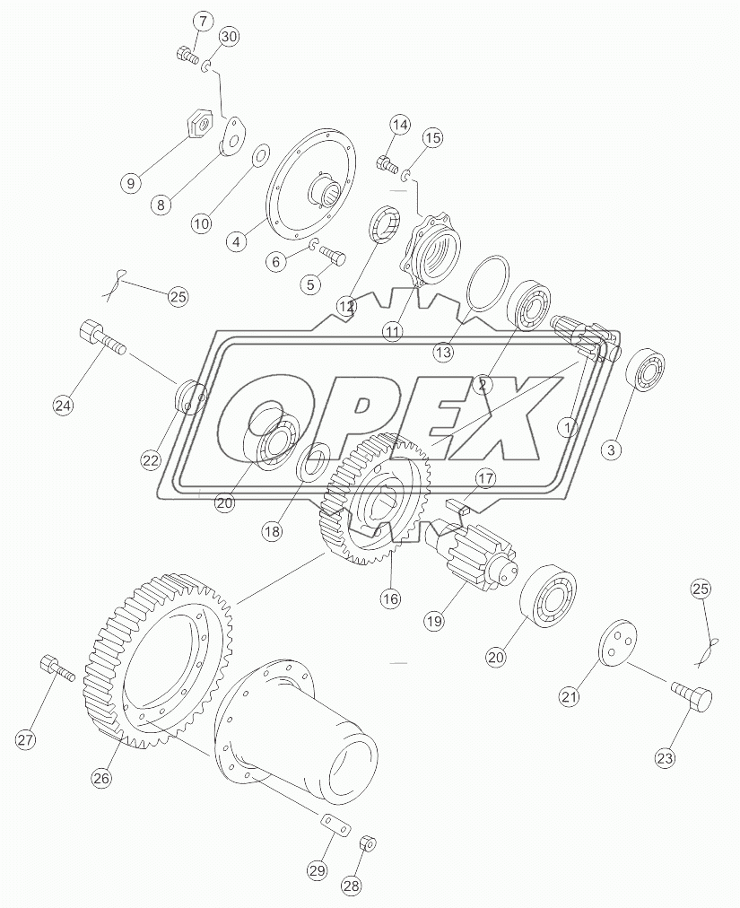 FINAL DRIVE GEAR 16Y-18-002 V1.0