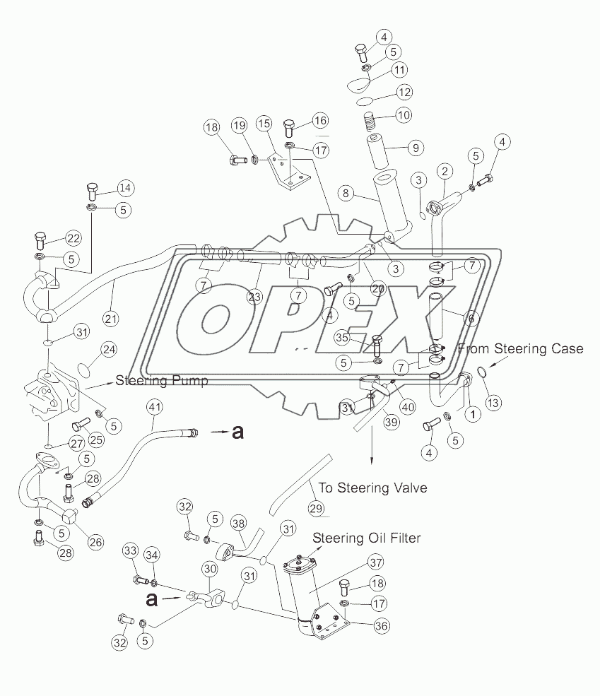 STEERING CLUTCH PIPING 16Y-76D-001 V1.0