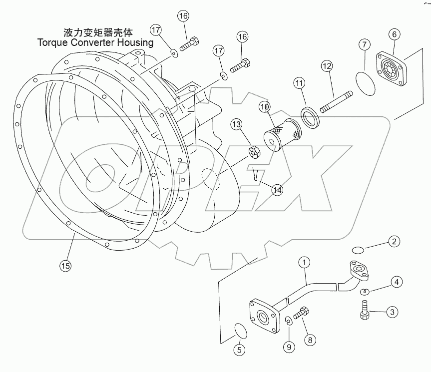  TORQUE CONVERTER SUCTION PIPE