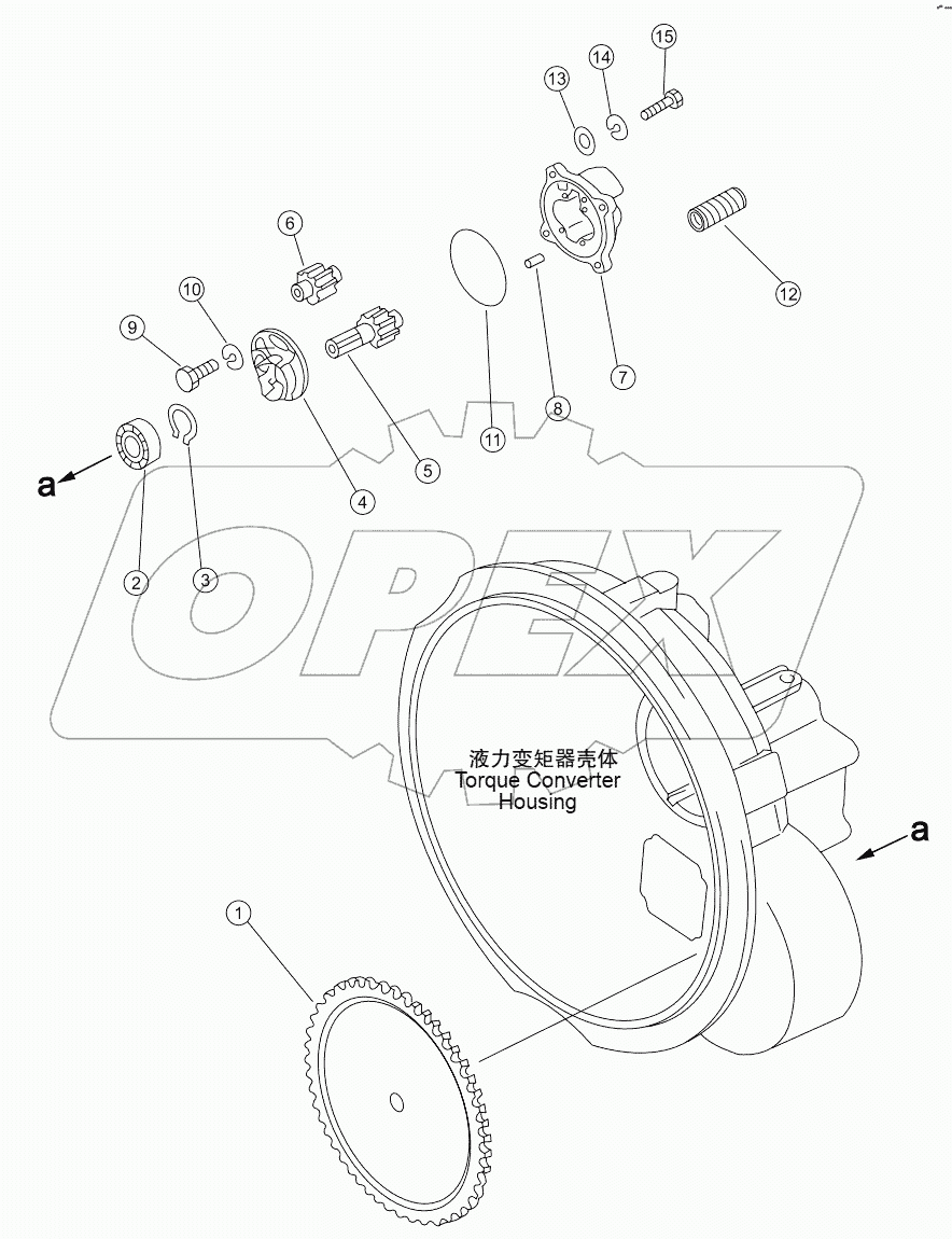  TORQUE CONVERTER SCAVENGE PUMP