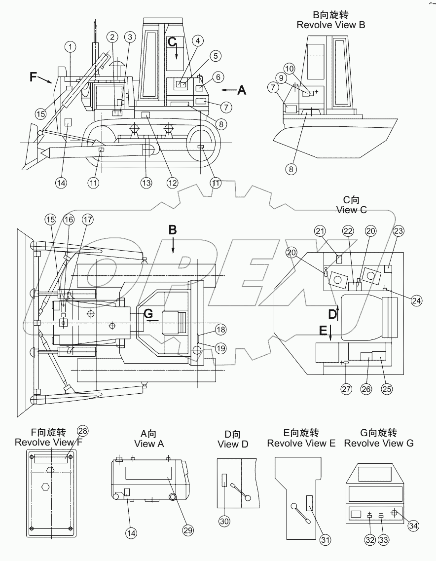  MARKS AND PLATES SD16E