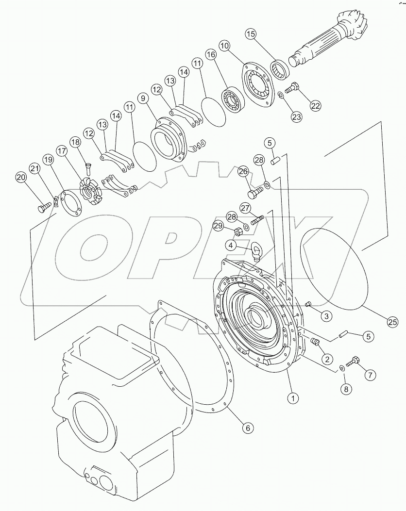  TRANSMISSION REAR CASE