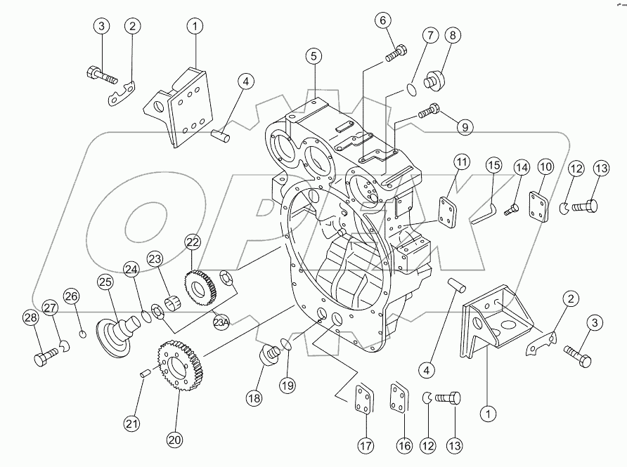  FLYWHEEL HOUSING ASSY