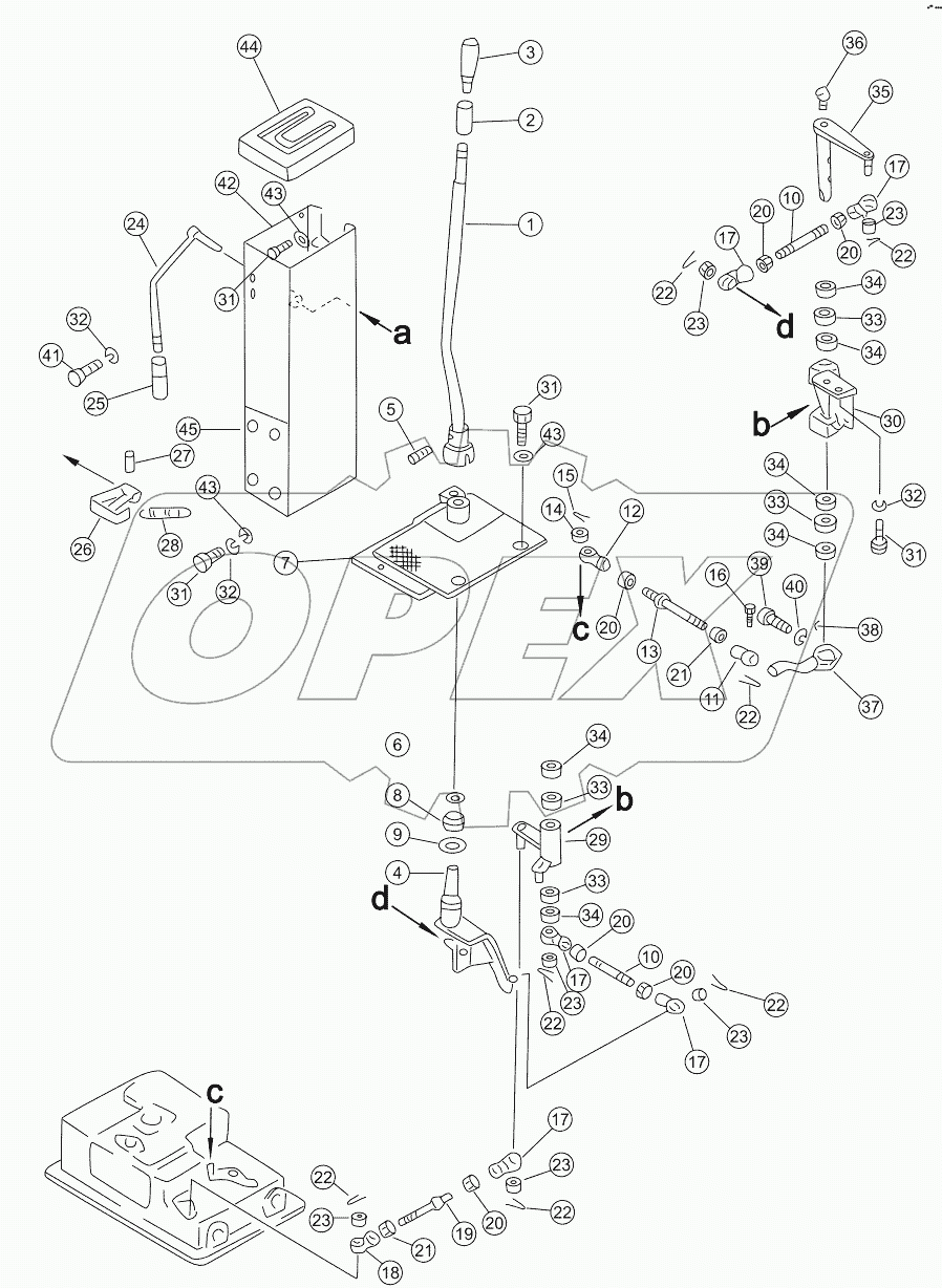  GEAR SHIFT CONTROL ASSY