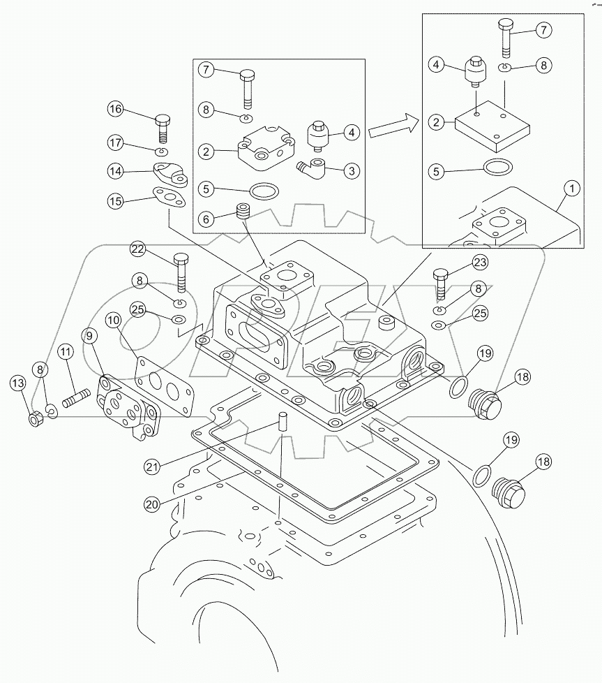  TRANSMISSION  CASE COVER