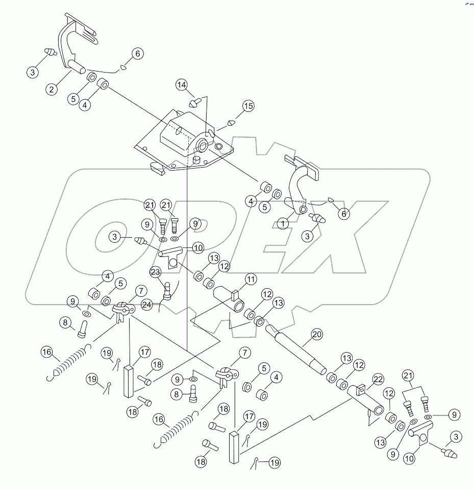  BRAKE PEDAL AND LINKAGE