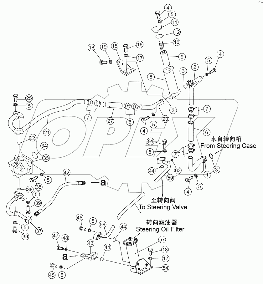  STEERING CLUTCH PIPING