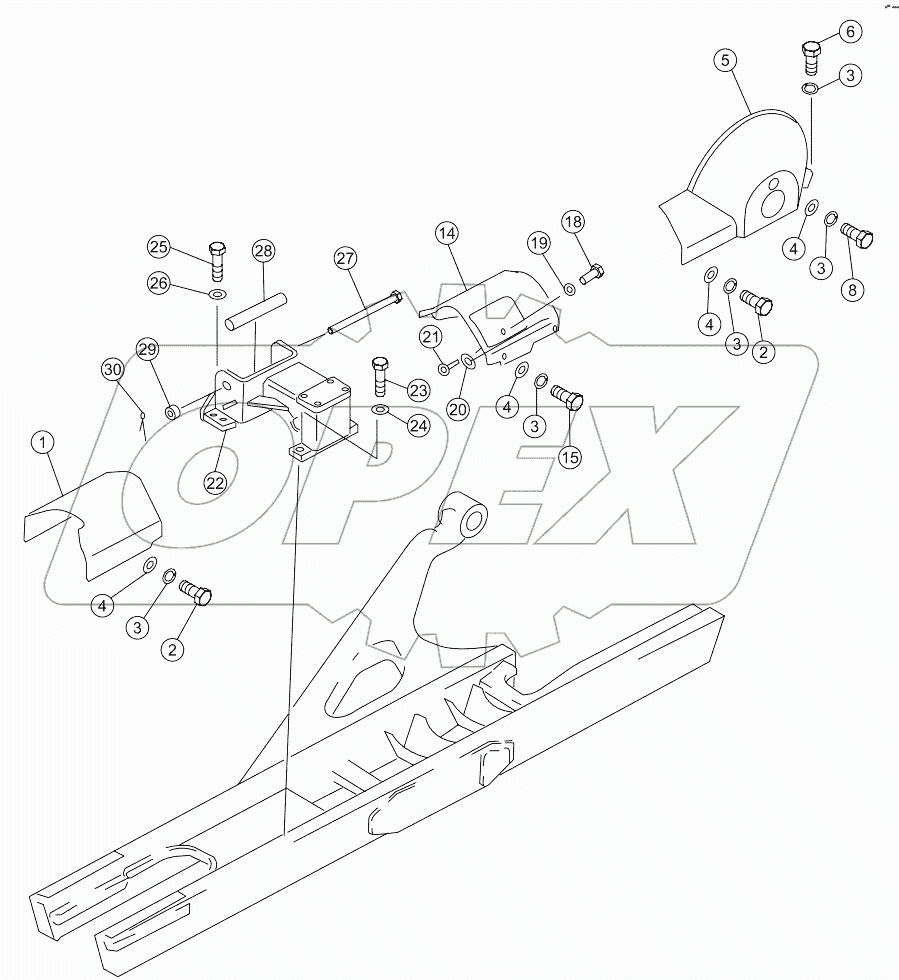  TRACK FRAME COVER SD16E