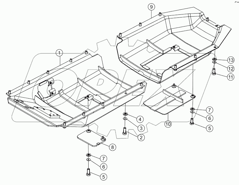  BOTTOM GUARD PLATE SD16L