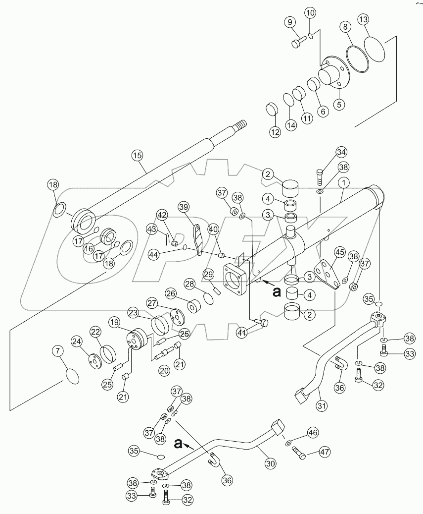  BLADE LIFT CYLINDER SD16