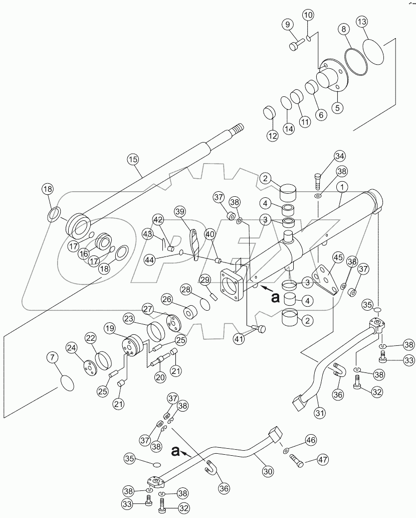  BLADE LIFT CYLINDER SD16E