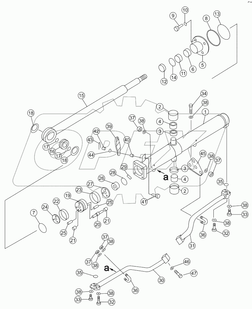  BLADE LIFT CYLINDER SD16L