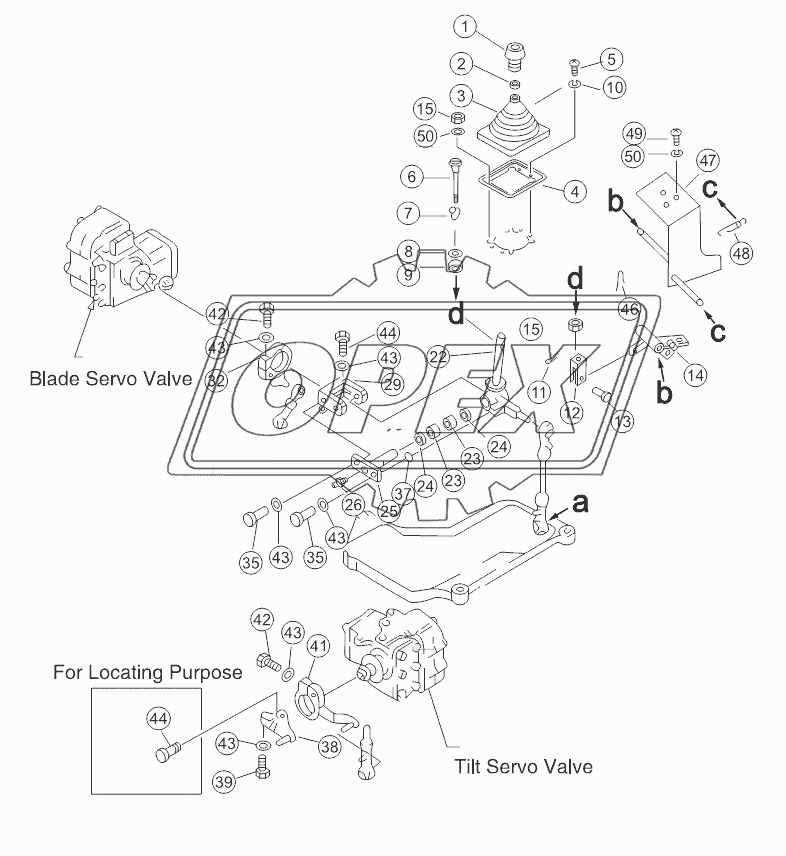 BLADE CONTROL LEVER