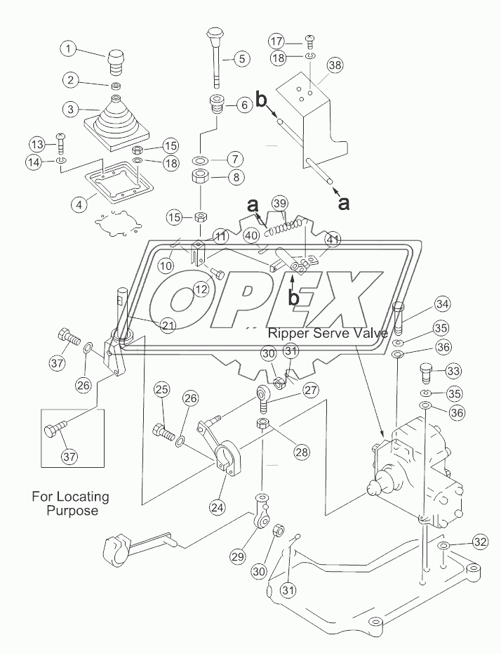 RIPPER CONTROL LEVER 1