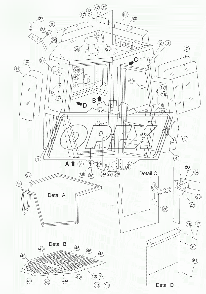 CAB ASSEMBLY 2